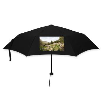 Burgruine des mittelalterlichen Palio Pyli Kos - Regenschirm (klein) - Schwarz - Vorne