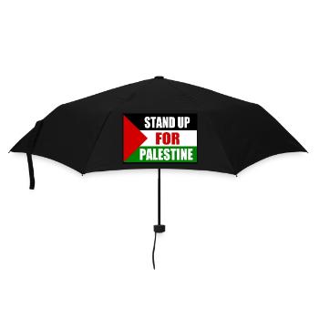 stand up for palestine - Umbrella (small) - black - Front