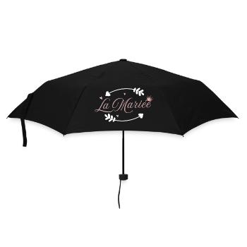 Die Braut Pink Arrow - Regenschirm (klein) - Schwarz - Vorne