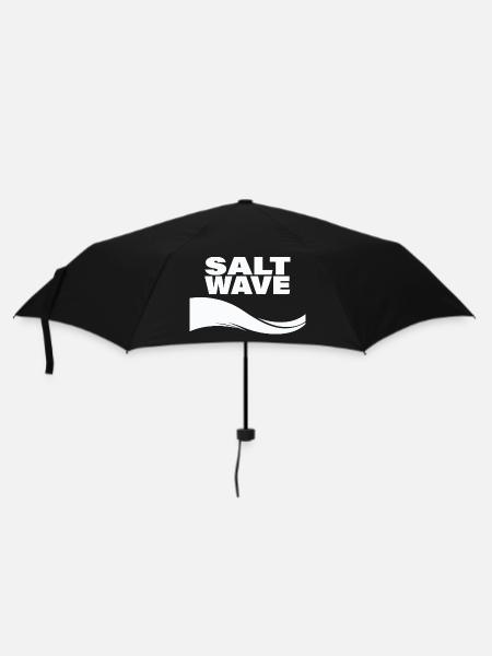 SALT WAVE - Regenschirm (klein) - Schwarz