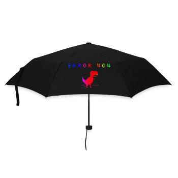 dessin animé heureux vecteur figure icône drôle design mignon - Parapluie standard - noir - Devant