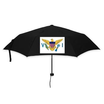 U.S. Virgin Islands - Umbrella (small) - black - Front