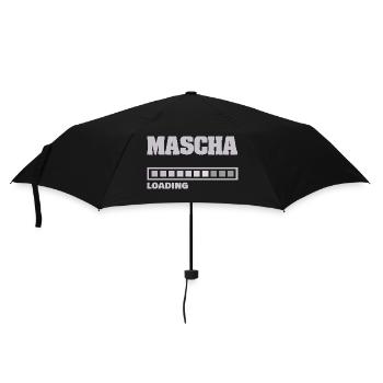 Gift for Masha - Umbrella (small) - black - Front
