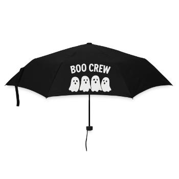 Halloween Boo Crew Geister Shirt Lustig - Regenschirm (klein) - Schwarz - Vorne