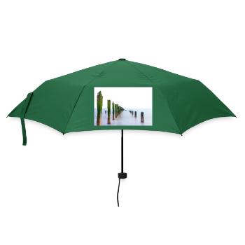Langzeitbelichtungs-Spurn-Punkt - Regenschirm (klein) - Flaschengrün - Vorne