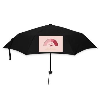 Mesurez la vie en moments d’amour - Parapluie standard - noir - Devant