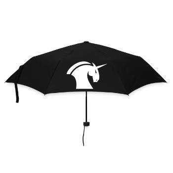 Licorne stylisée – Apparence de créature mythique magique - Parapluie standard - noir - Devant
