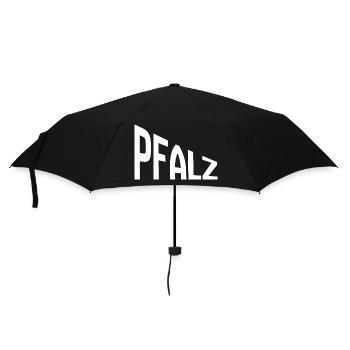 Pfalz - Regenschirm (klein) - Schwarz - Vorne
