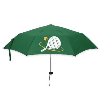 Ich kann kein Padel haben - Regenschirm (klein) - Flaschengrün - Vorne