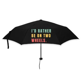 Mieux sur deux roues - Parapluie standard - noir - Devant