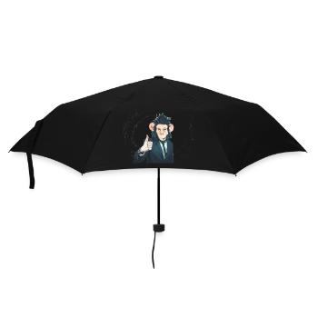 MONKEY - Regenschirm (klein) - Schwarz - Vorne
