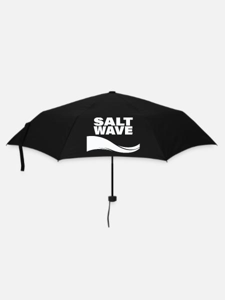 SALT WAVE - Regenschirm (klein) - Schwarz