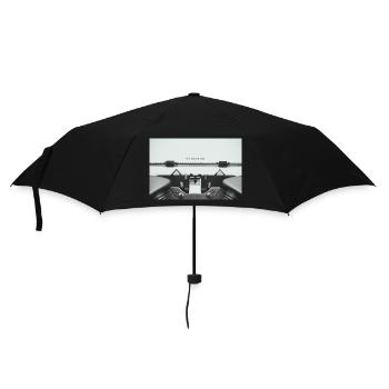 Une page à la fois : conception de machine à écrire - Parapluie standard - noir - Devant