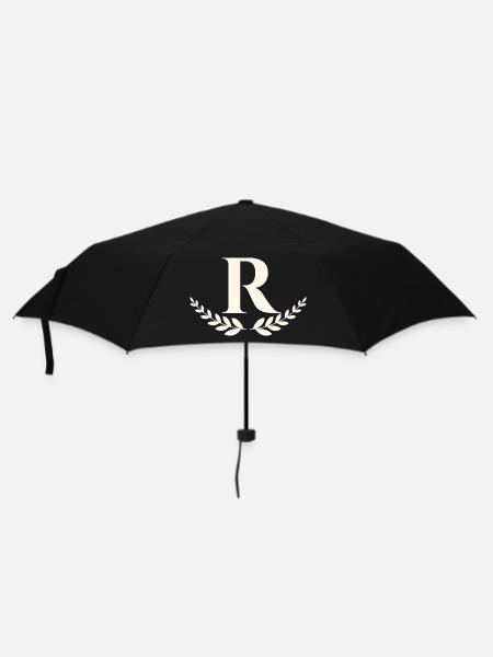 R - Regenschirm (klein) - Schwarz