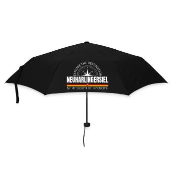 Neuharlingersiel - Regenschirm (klein) - Schwarz - Vorne