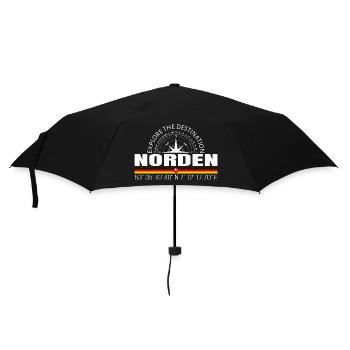 Norden - Regenschirm (klein) - Schwarz - Vorne