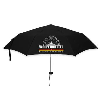 Wolfenbüttel - Regenschirm (klein) - Schwarz - Vorne