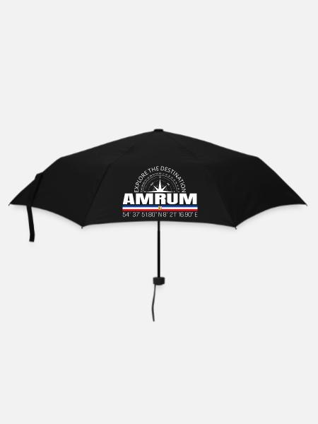 Amrum - Regenschirm (klein) - Schwarz