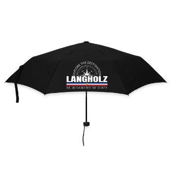 Bois long - Parapluie standard - noir - Devant