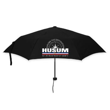 Husum - Regenschirm (klein) - Schwarz - Vorne