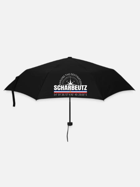 Scharbeutz - Regenschirm (klein) - Schwarz