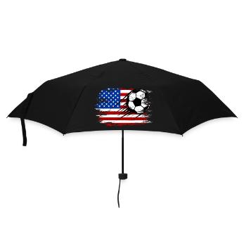 USA Flag Football used - Umbrella (small) - black - Front