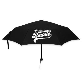 Méchant d’anniversaire - Parapluie standard - noir - Devant
