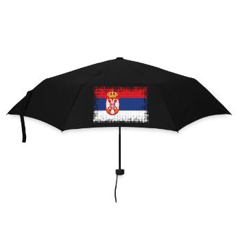 Country Serbia - Umbrella (small) - black - Front