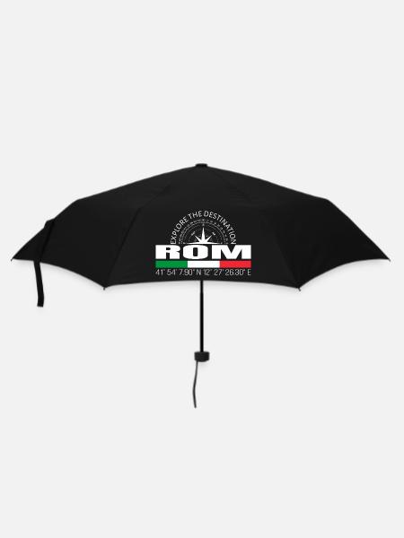 Rom - Regenschirm (klein) - Schwarz