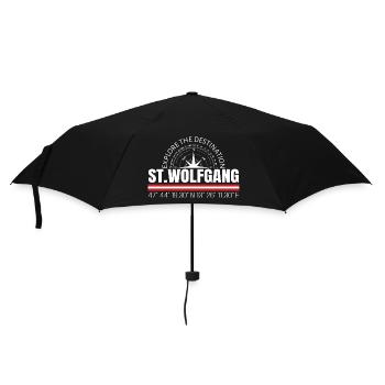St. Wolfgang - Regenschirm (klein) - Schwarz - Vorne