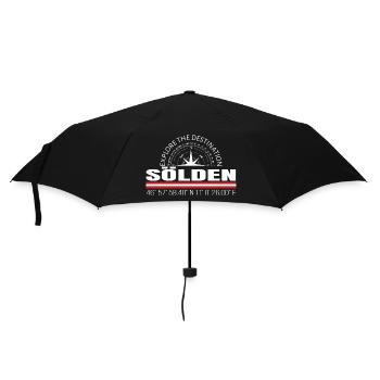 Sölden - Regenschirm (klein) - Schwarz - Vorne