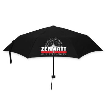 Zermatt - Regenschirm (klein) - Schwarz - Vorne