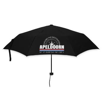 Apeldoorn - Regenschirm (klein) - Schwarz - Vorne