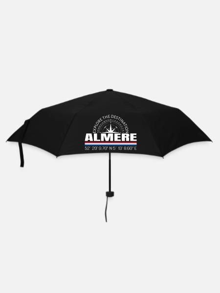 Almere - Regenschirm (klein) - Schwarz
