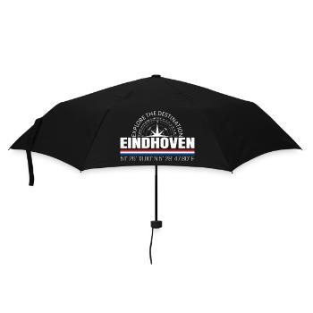 Eindhoven - Regenschirm (klein) - Schwarz - Vorne