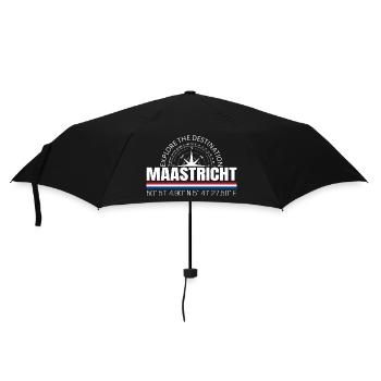 Maastricht - Regenschirm (klein) - Schwarz - Vorne