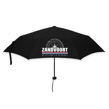 Zandvoort - Regenschirm (klein) - Schwarz - Vorne