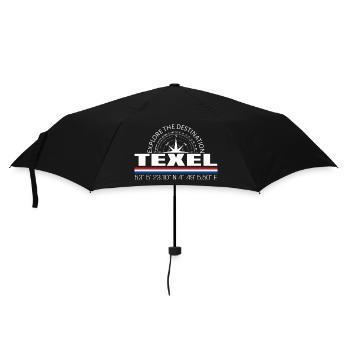 Texel - Regenschirm (klein) - Schwarz - Vorne