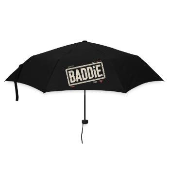 Baddie Aesthetic Böses Mädchen Bad Girl Baddie - Regenschirm (klein) - Schwarz - Vorne