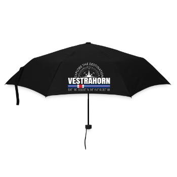 Vestrahorn - Regenschirm (klein) - Schwarz - Vorne