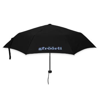 gfröörli - Parapluie standard - noir - Devant