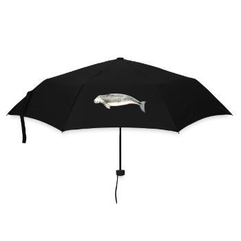 Dugong - Seekuh - Seekuh. vache marine - Regenschirm (klein) - Schwarz - Vorne
