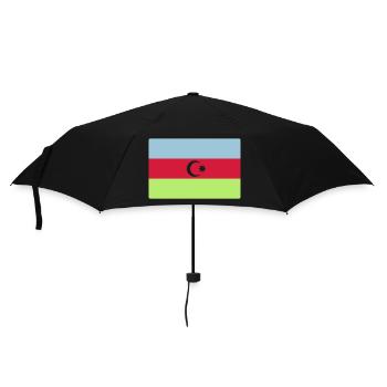 Azerbaïdjan T-shirt Azerbaïdjan Bayrak - Parapluie standard - noir - Devant