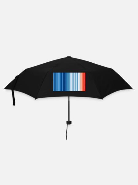 Climate Change - Show your stripes - Umbrella (small) - black