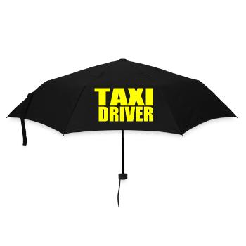 taxi driver - Umbrella (small) - black - Front