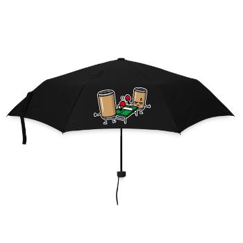 Bière Pong Cartoon Ping Ping Pong Ping Pong Ping - Parapluie standard - noir - Devant