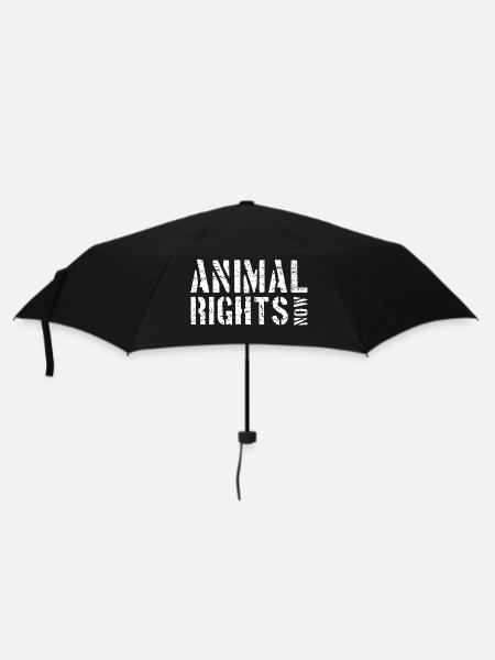 ANIMAL RIGHTS NOW - Parapluie standard - noir