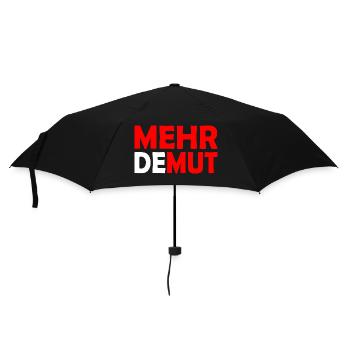 Demut - Regenschirm (klein) - Schwarz - Vorne
