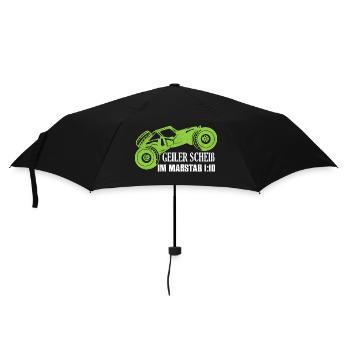 Geiler Scheiß Im Maßstab 1:10 Modellbau RC Car - Regenschirm (klein) - Schwarz - Vorne