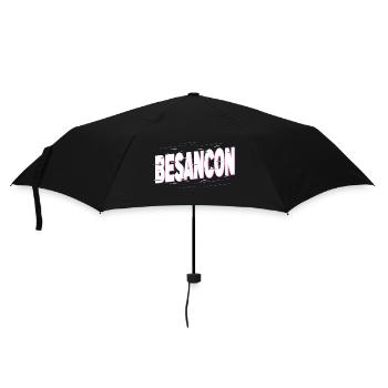 Besancon France City Writing Home Love - Umbrella (small) - black - Front